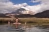 opět termální koupel, tentokrát pod nejvyšší horou Bolívie, co víc si přát?