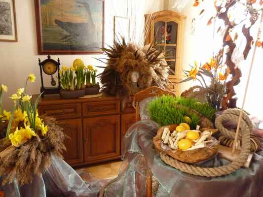 Velikonoční výstavka v Rybničním zámečku - Tahle je inspirována indiány