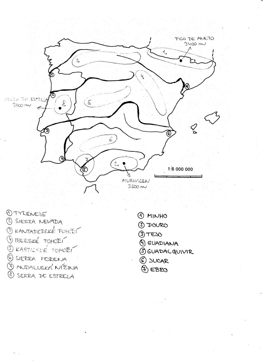 slepá mapa portugalska Zemepis   Slepa mapa Spanelska a Portugalska :)) – horalud – album  slepá mapa portugalska