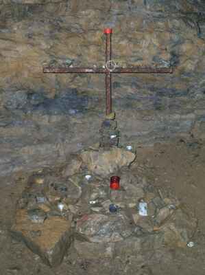 Kříž v Diabasové štole - fotka od Kubina